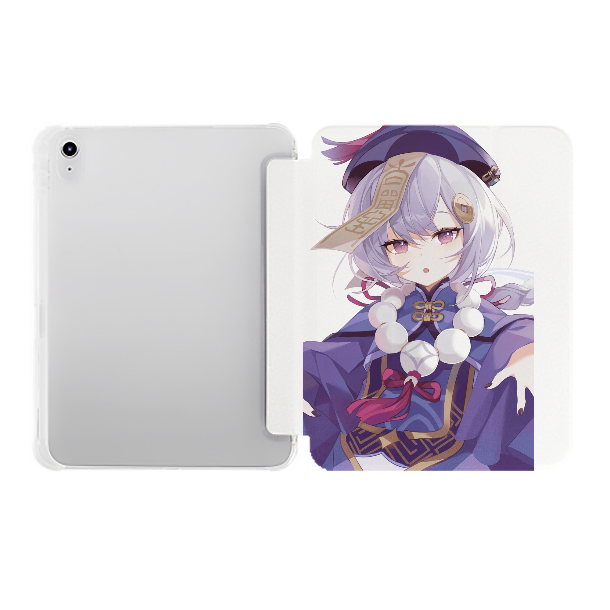 げんし神 七七 なな  genshin Nana IPad ケース ペン収納付き 三つ折りスタンド PUレザー×シリコン 対応機種9.5/10.5/10.9インチ